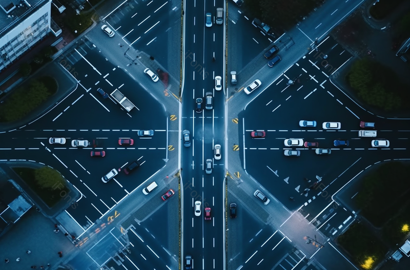 红绿灯路口与车流道路交通,高清,摄影图,摄影图片,图片大全,摄影图免费下载